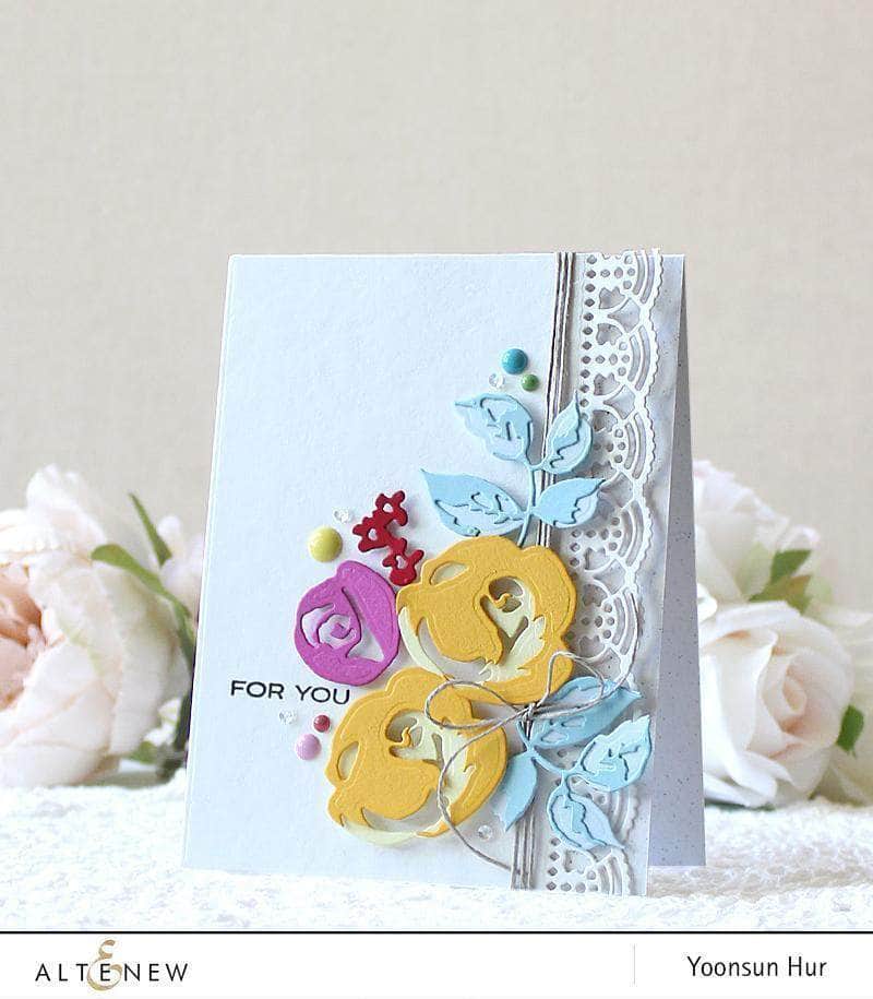 Part A-Glitz Art Craft Co.,LTD Dies Rose Flurries 3D Die Set