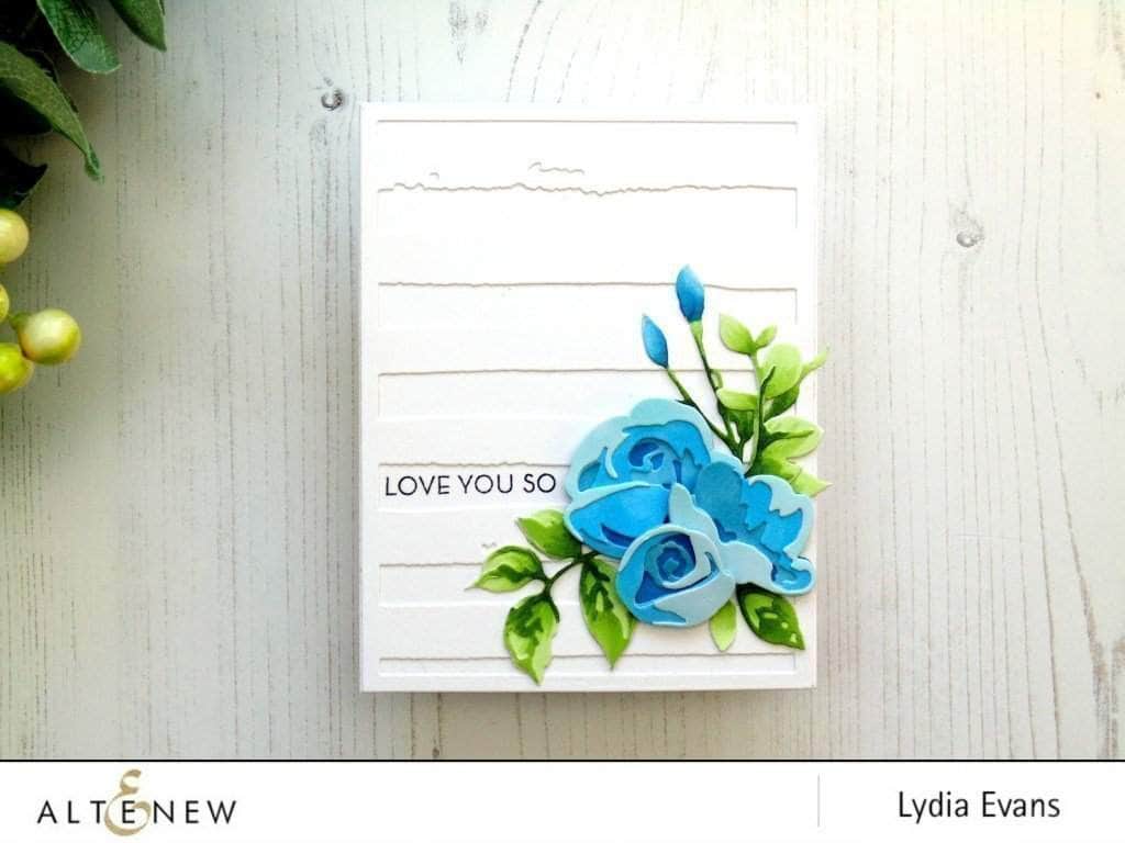 Part A-Glitz Art Craft Co.,LTD Dies Rose Flurries 3D Die Set