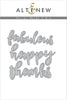 Part A-Glitz Art Craft Co.,LTD Dies Script Words 2 Die Set