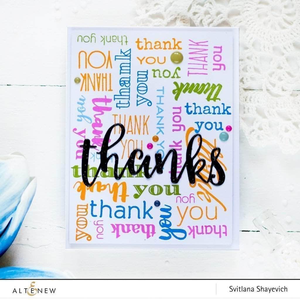 Part A-Glitz Art Craft Co.,LTD Dies Script Words 2 Die Set