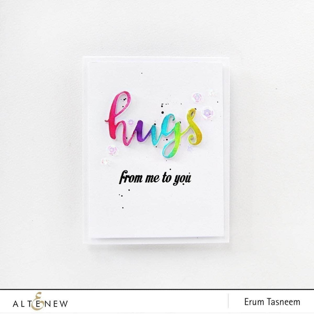 Part A-Glitz Art Craft Co.,LTD Dies Script Words Die Set