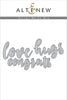 Part A-Glitz Art Craft Co.,LTD Dies Script Words Die Set