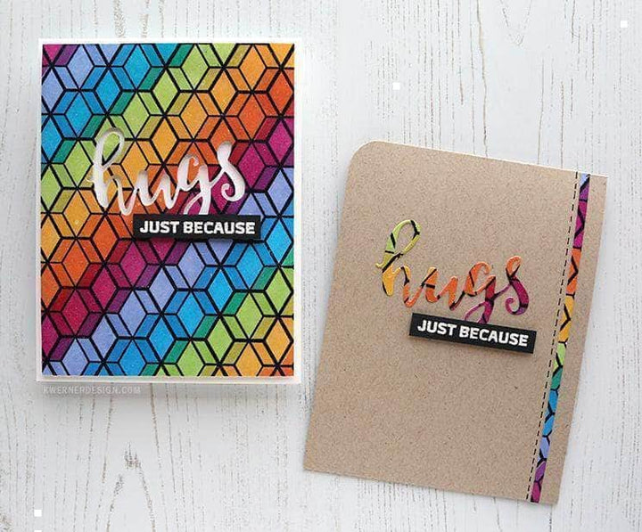 Part A-Glitz Art Craft Co.,LTD Dies Script Words Die Set