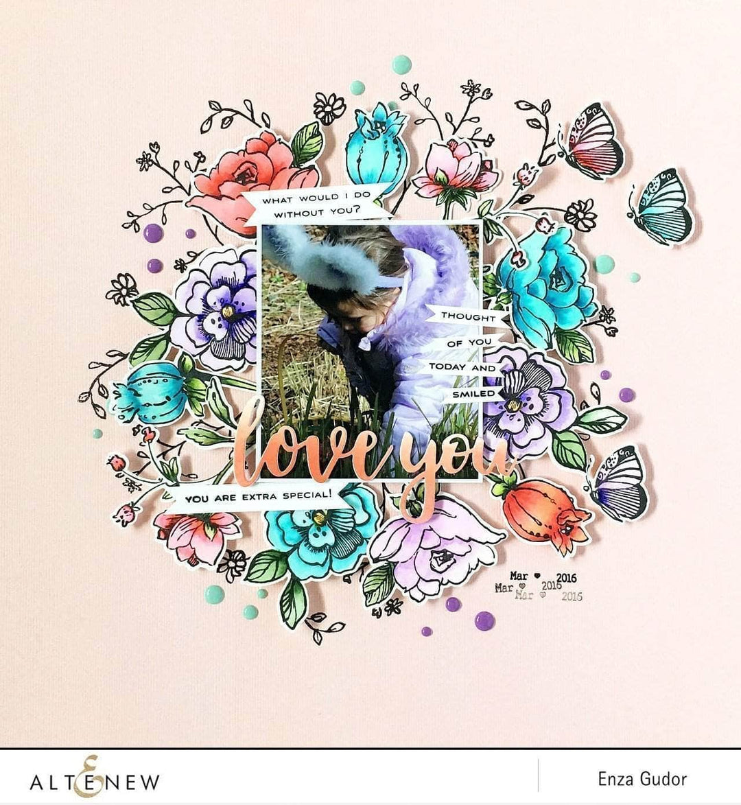 Part A-Glitz Art Craft Co.,LTD Dies Script Words Die Set