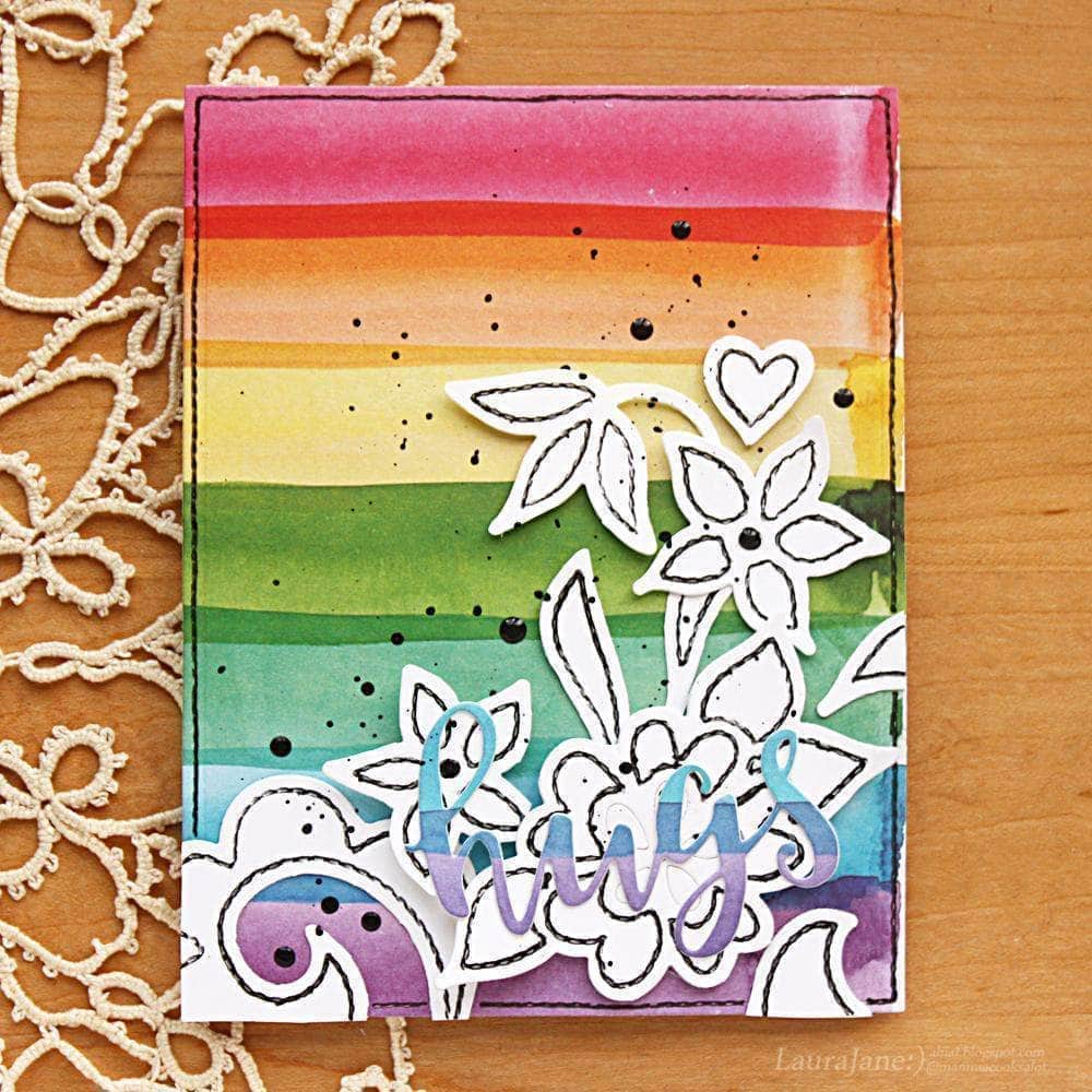Part A-Glitz Art Craft Co.,LTD Dies Script Words Die Set