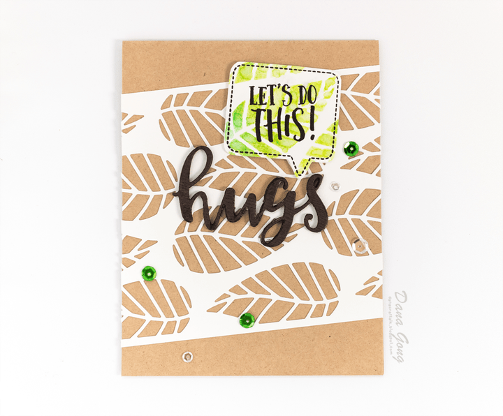 Part A-Glitz Art Craft Co.,LTD Dies Script Words Die Set