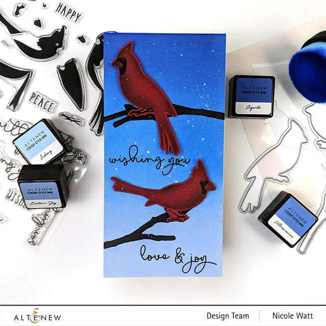 Part A-Glitz Art Craft Co.,LTD Dies Season's Tweetings Die Set