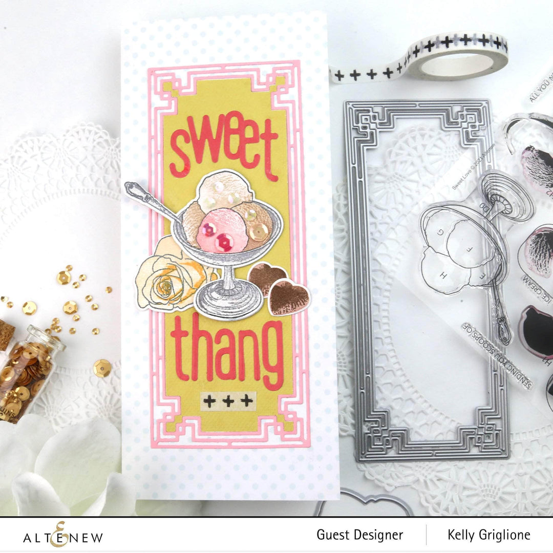 Part A-Glitz Art Craft Co.,LTD Dies Slim Deco Cover Die Set