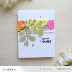 Stencil Art: Nature Splashes Add-on Die Set