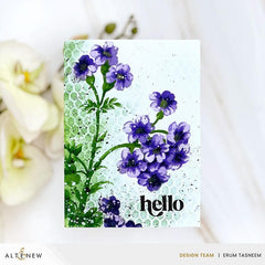 Stencil Art: Painted Geraniums Add-On Die Set