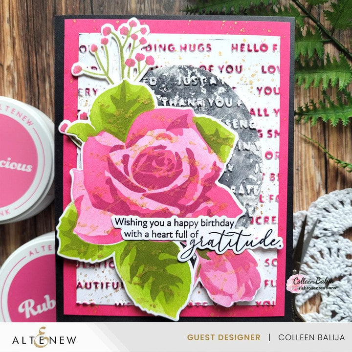 Stencil Art: Romantic Roses Add-On Die Set