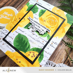Stencil Art: Romantic Roses Add-On Die Set