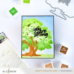 Stencil Art: Strong Oak Add-On Die Set