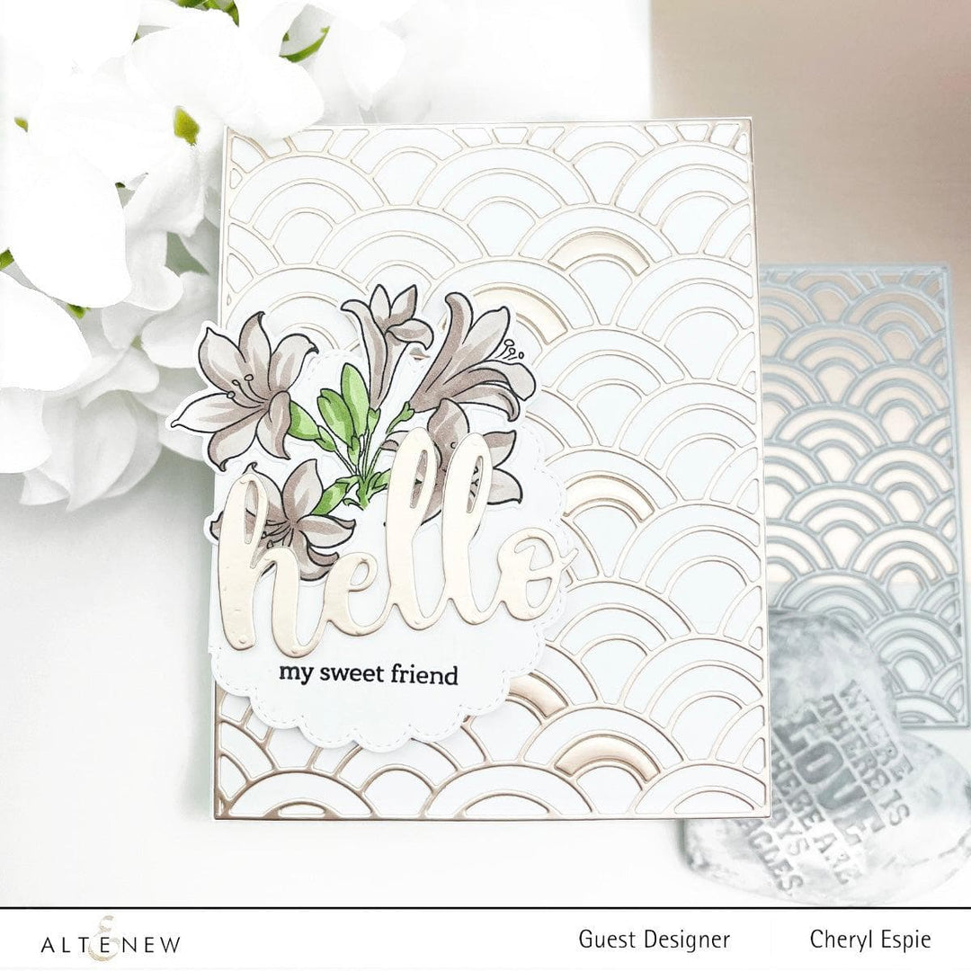 Part A-Glitz Art Craft Co.,LTD Dies Stitched Scalloped Circles Die Set