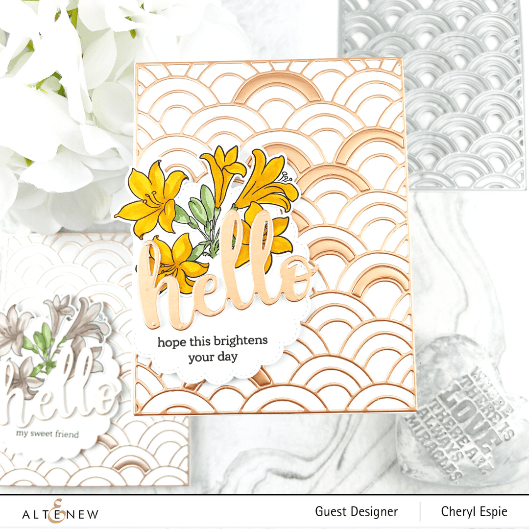 Part A-Glitz Art Craft Co.,LTD Dies Stitched Scalloped Circles Die Set