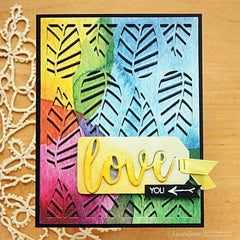 Part A-Glitz Art Craft Co.,LTD Dies Striped Leaf Cover Die