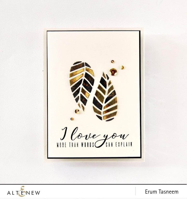 Part A-Glitz Art Craft Co.,LTD Dies Striped Leaf Cover Die