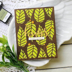 Part A-Glitz Art Craft Co.,LTD Dies Striped Leaf Cover Die