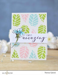 Part A-Glitz Art Craft Co.,LTD Dies Striped Leaf Cover Die