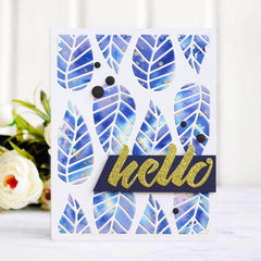 Part A-Glitz Art Craft Co.,LTD Dies Striped Leaf Cover Die