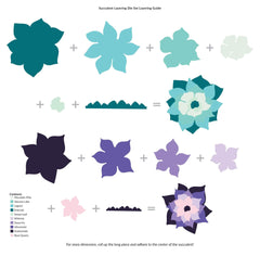 Part A-Glitz Art Craft Co.,LTD Dies Succulent Layering Die Set