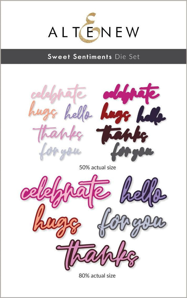 Part A-Glitz Art Craft Co.,LTD Dies Sweet Sentiments Die Set