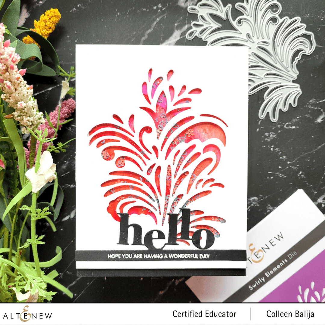 Part A-Glitz Art Craft Co.,LTD Dies Swirly Elements Die