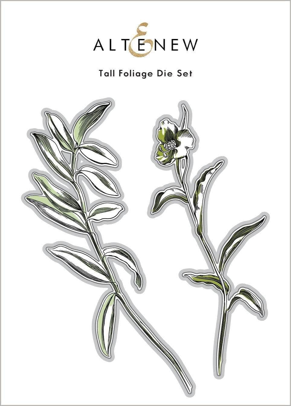Part A-Glitz Art Craft Co.,LTD Dies Tall Foliage Die Set