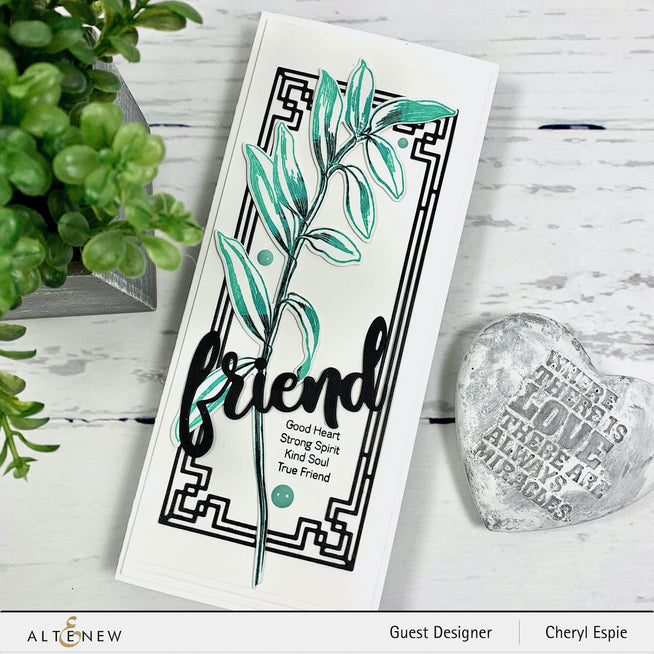 Part A-Glitz Art Craft Co.,LTD Dies Tall Foliage Die Set