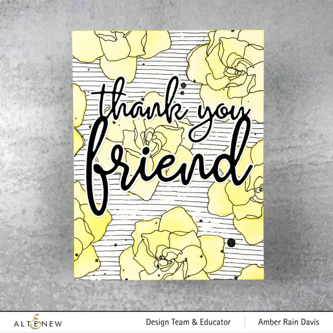 Part A-Glitz Art Craft Co.,LTD Dies Thank You for Being My Friend Die Set
