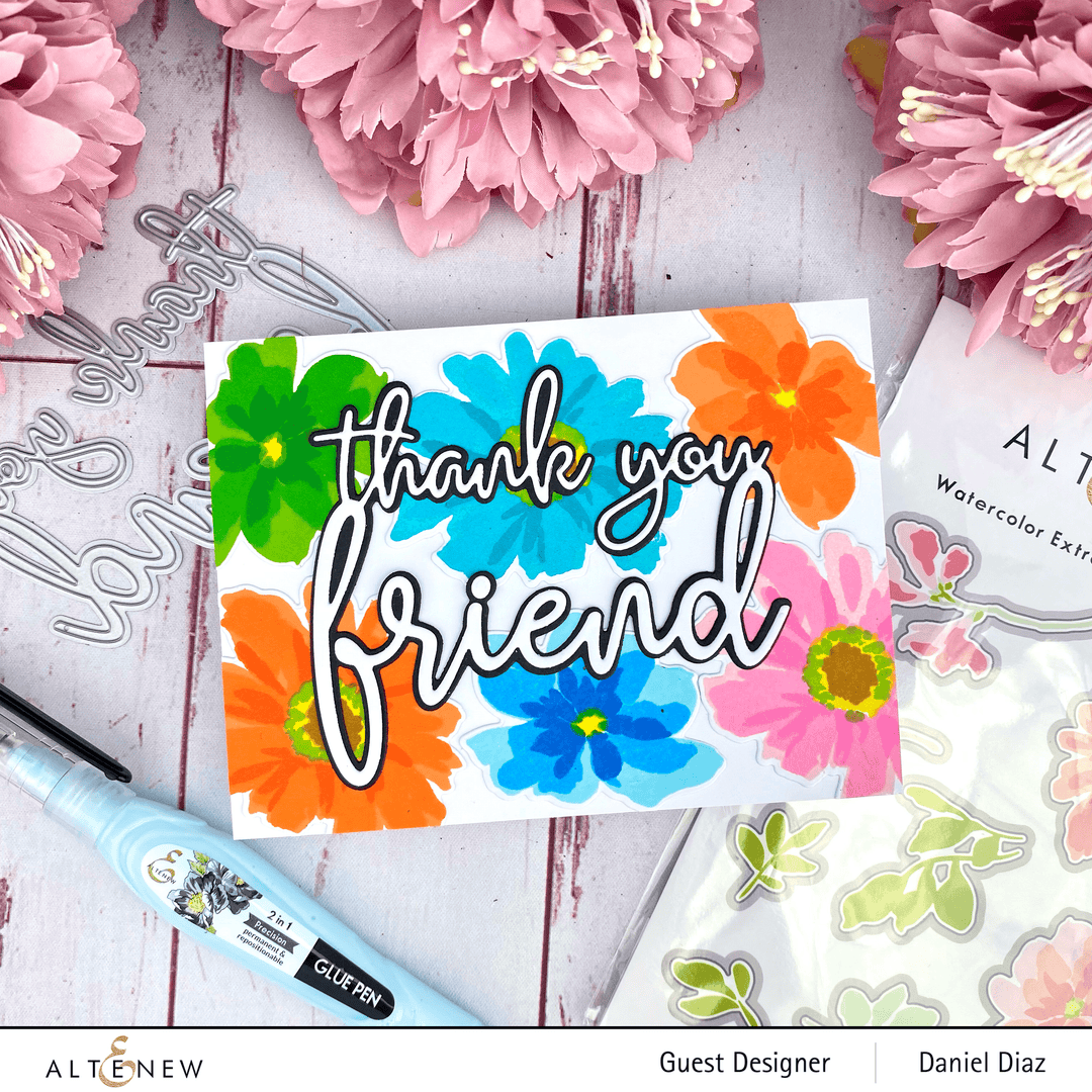 Part A-Glitz Art Craft Co.,LTD Dies Thank You for Being My Friend Die Set
