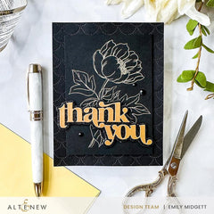 Part A-Glitz Art Craft Co.,LTD Dies Timeless Sentiments Die Set