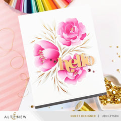 Part A-Glitz Art Craft Co.,LTD Dies Timeless Sentiments Die Set