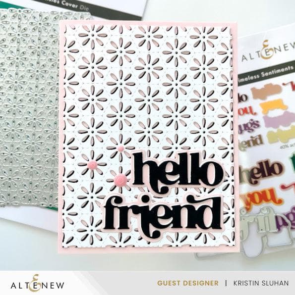 Part A-Glitz Art Craft Co.,LTD Dies Timeless Sentiments Die Set