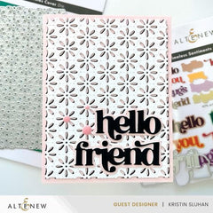 Part A-Glitz Art Craft Co.,LTD Dies Timeless Sentiments Die Set