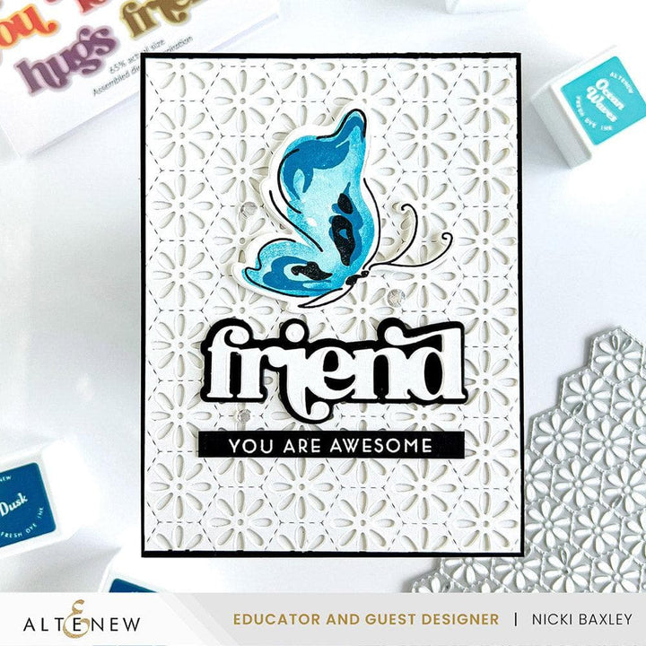 Part A-Glitz Art Craft Co.,LTD Dies Timeless Sentiments Die Set