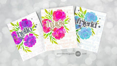 Part A-Glitz Art Craft Co.,LTD Dies Timeless Sentiments Die Set