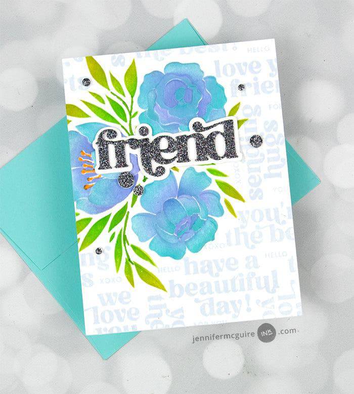 Part A-Glitz Art Craft Co.,LTD Dies Timeless Sentiments Die Set