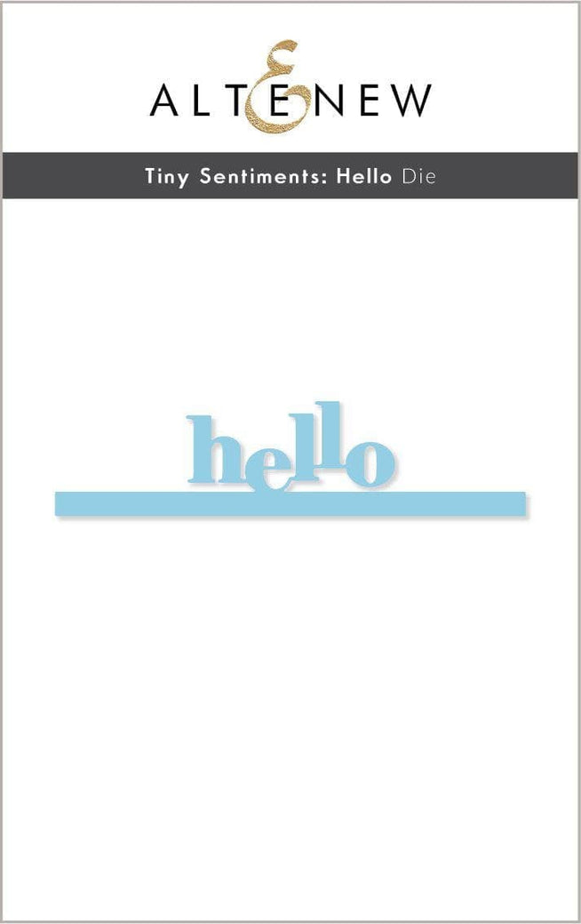 Part A-Glitz Art Craft Co.,LTD Dies Tiny Sentiments: Hello Die