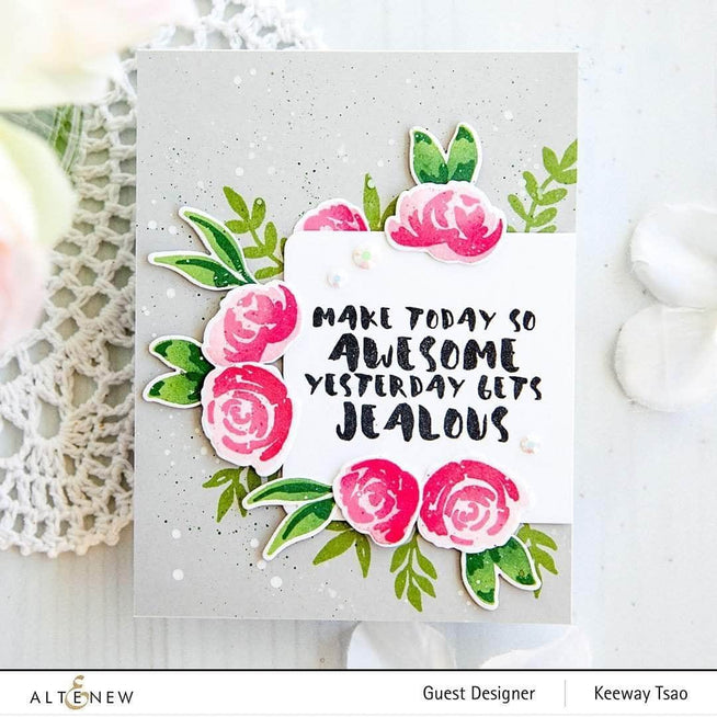 Part A-Glitz Art Craft Co.,LTD Dies Watercolor Blooms Die Set
