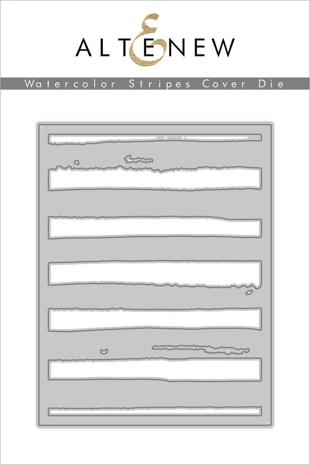 Part A-Glitz Art Craft Co.,LTD Dies Watercolor Stripes Cover Die
