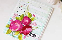 Part A-Glitz Art Craft Co.,LTD Dies Watercolor Stripes Cover Die