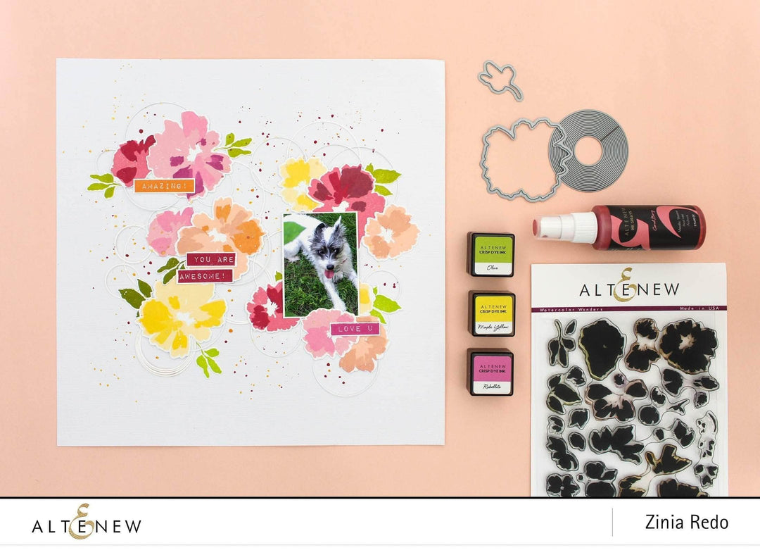 Part A-Glitz Art Craft Co.,LTD Dies Watercolor Wonders Die Set