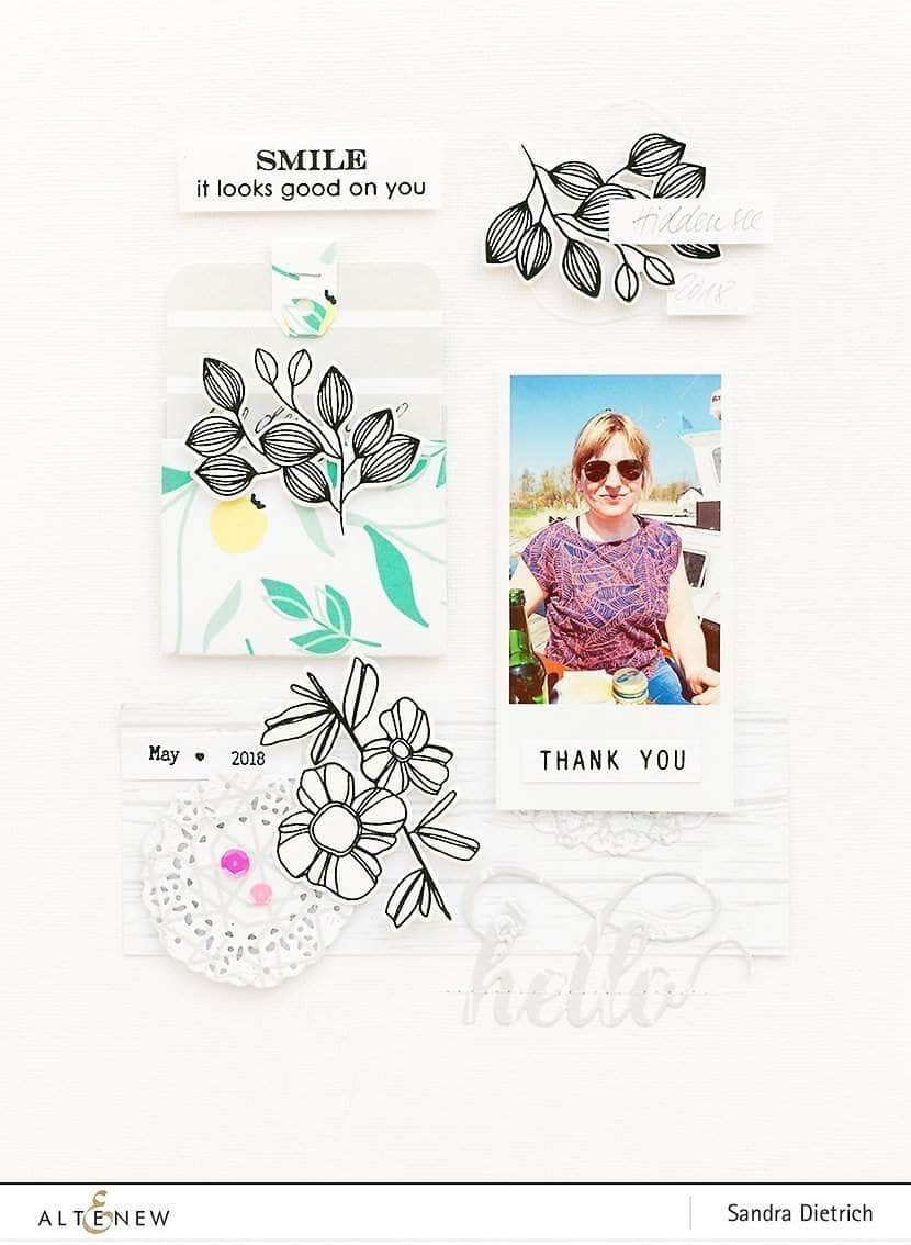 Part A-Glitz Art Craft Co.,LTD Dies Weekend Doodles Die Set