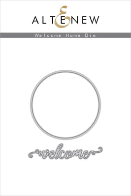 Part A-Glitz Art Craft Co.,LTD Dies Welcome Home Die Set
