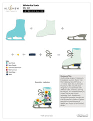 Part A-Glitz Art Craft Co.,LTD Dies Winter Ice Skate Die Set