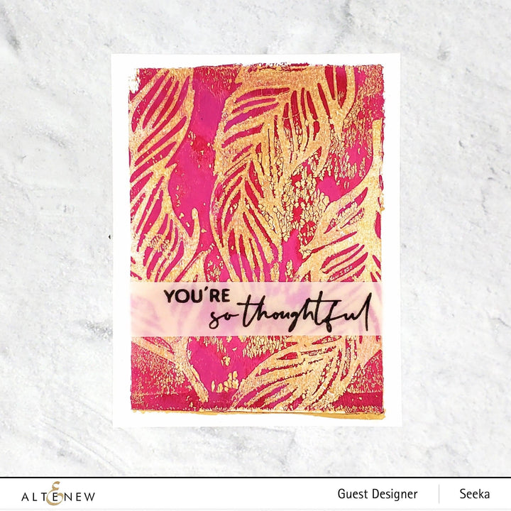 Part A-Glitz Art Craft Co.,LTD Dies Wispy Feathers Layered Die Set
