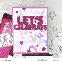 Part A-Glitz Art Craft Co.,LTD Dies Word Balloons Die Set