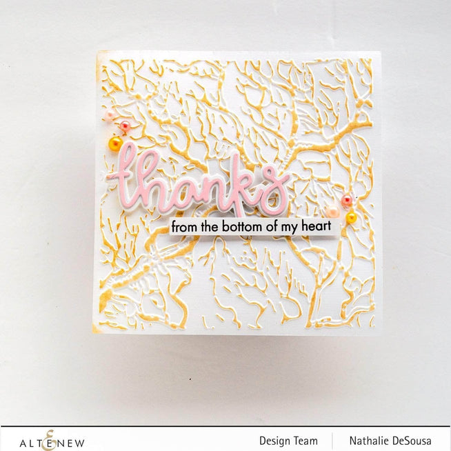 Part A-Glitz Art Craft Co.,LTD Dies All About Thanks Word Die Set