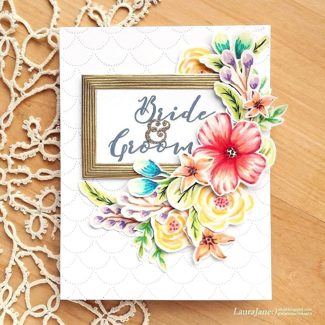 Part A-Glitz Art Craft Co.,LTD Dies Z - Bride-To-Be Die Set